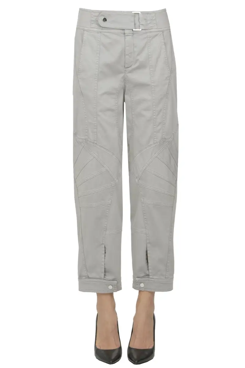 Pantaloni Morgane Grigio Chiaro