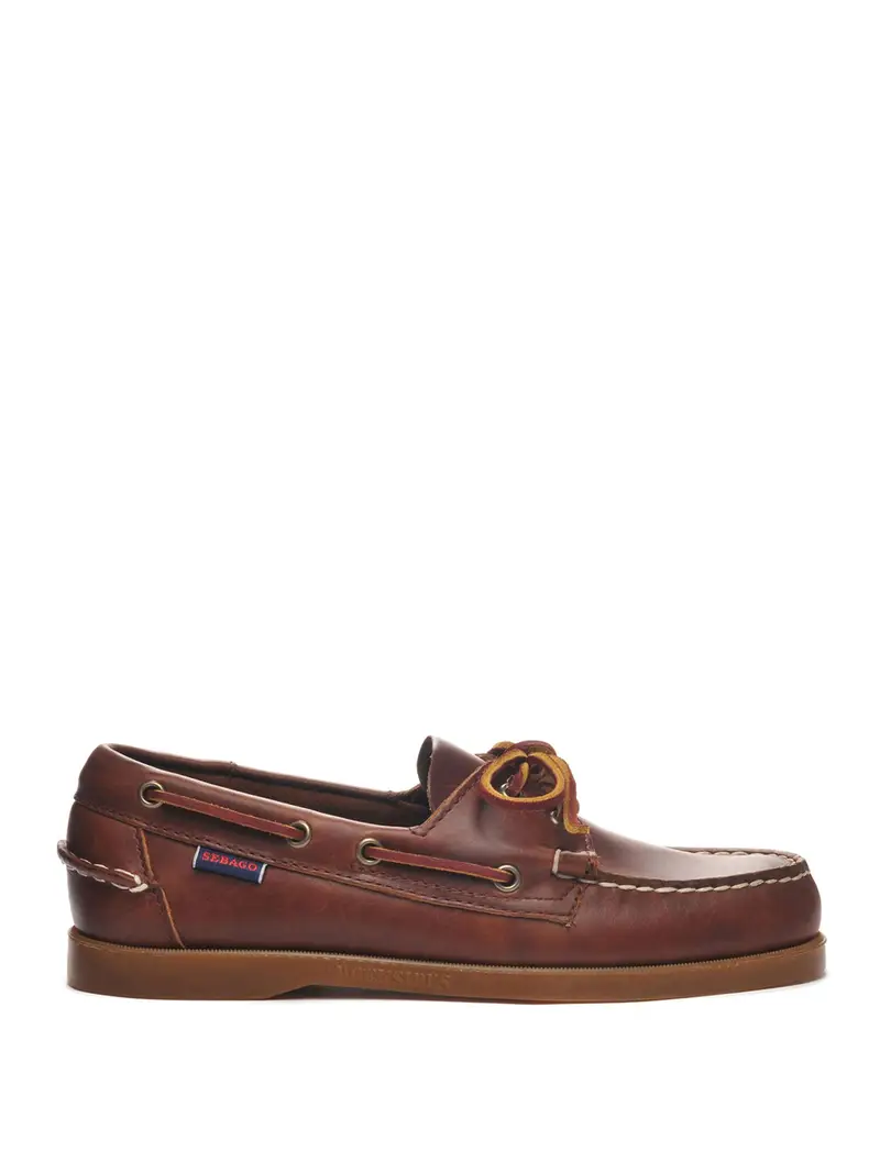 mocassini sebago da uomo - marrone