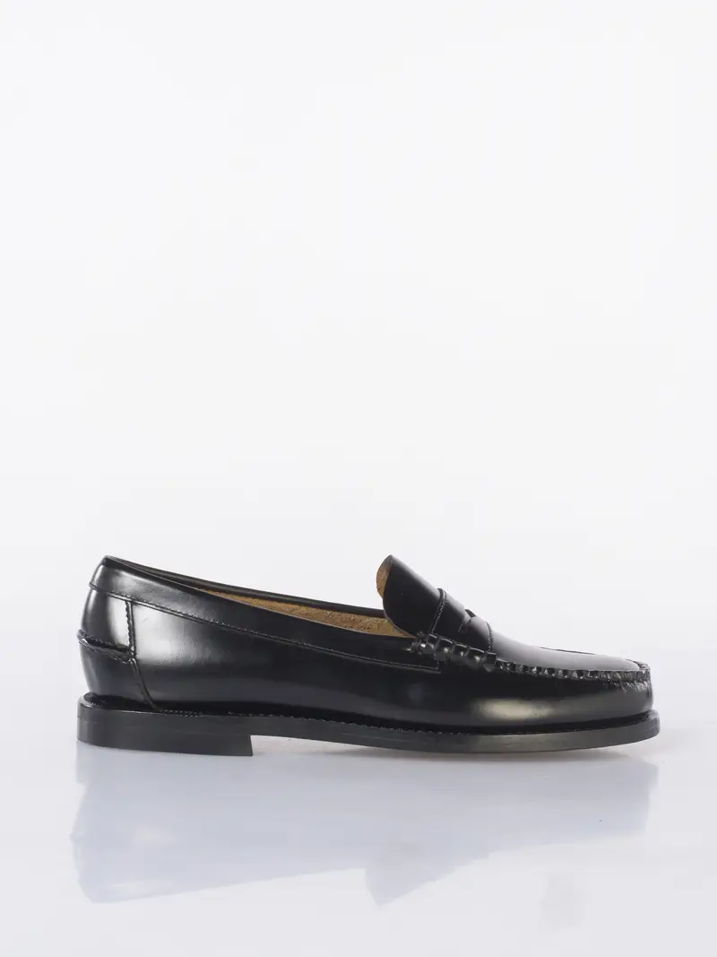 mocassino da donna Sebago Classic Dan in vera pelle NERO