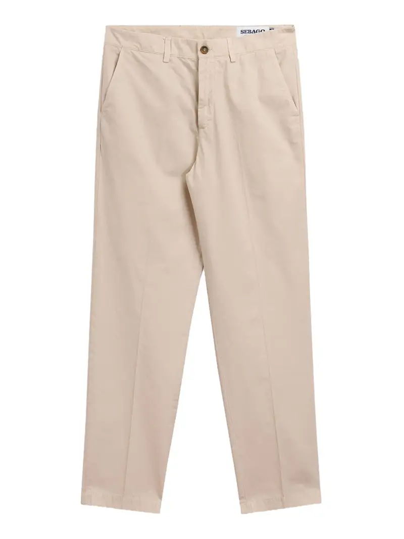 pantalone chino sebago da uomo - avorio