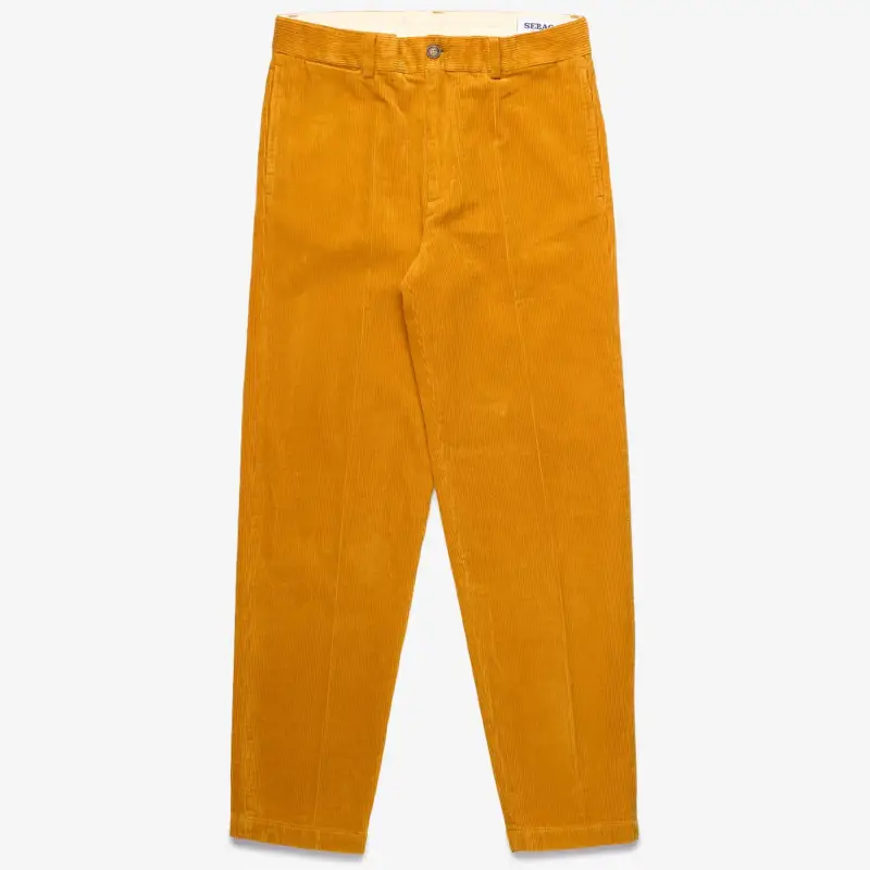Pantalone rendon in velluto arancio