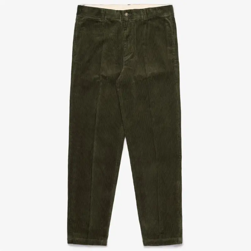 Pantalone rendon in velluto verde