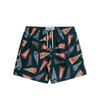 per uomo 77116WW Costume da bagno verde Sandbeach (S), Beachwear, Poliestere