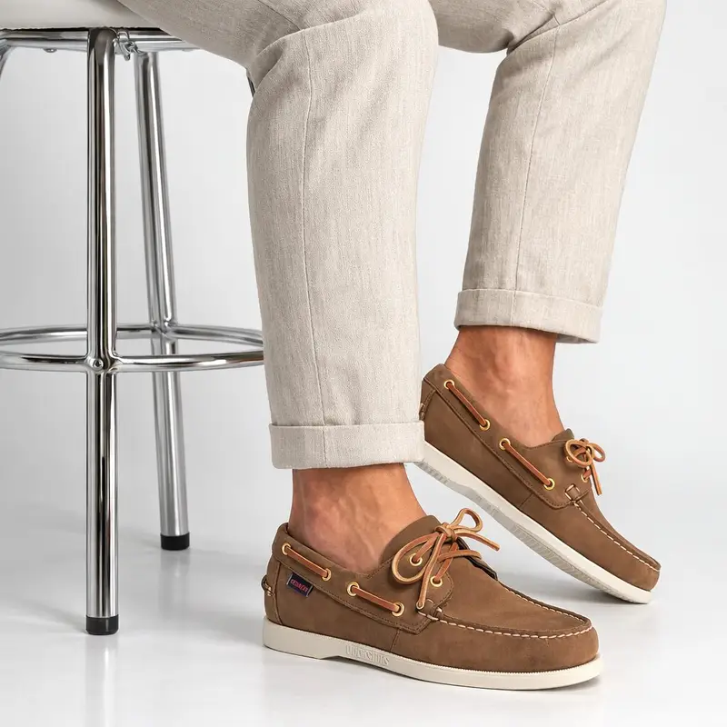 Portland Nubuck Brown Dk Yellow Gold Man