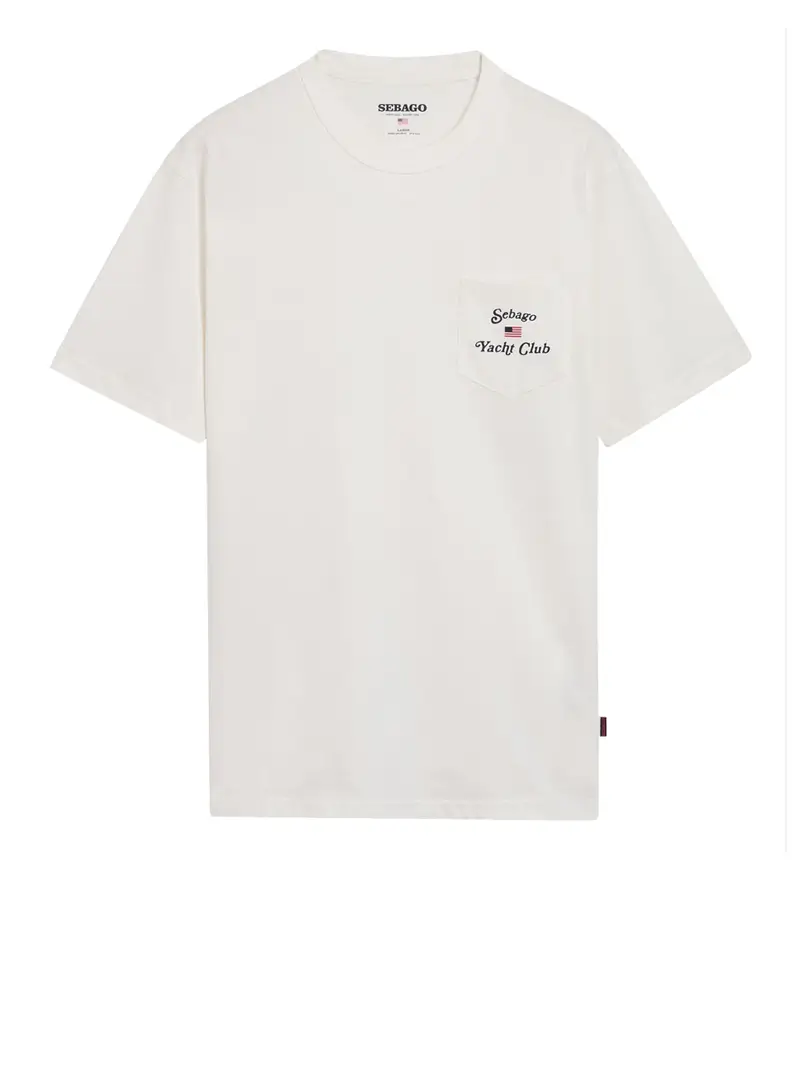 t-shirt sebago da uomo - bianco