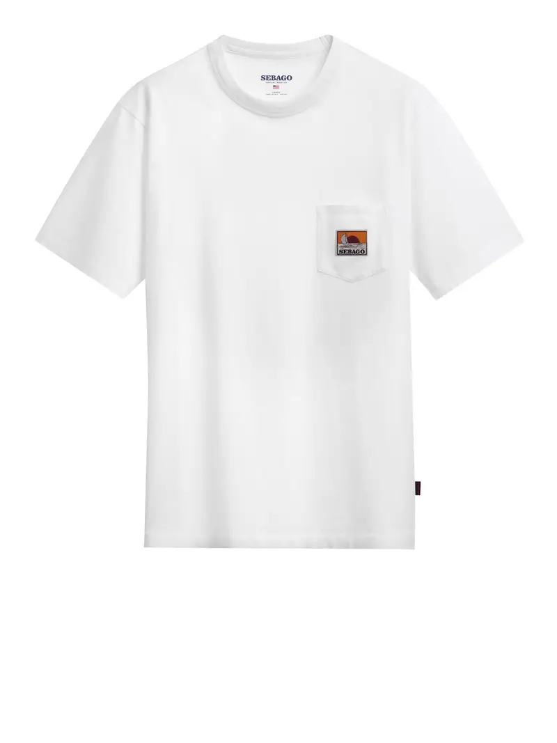 t-shirt sebago uomo - bianco