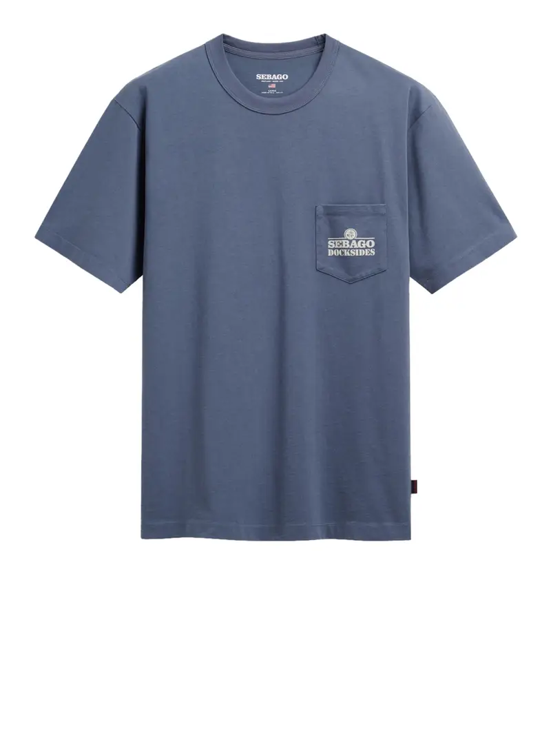 t-shirt sebago uomo - blu