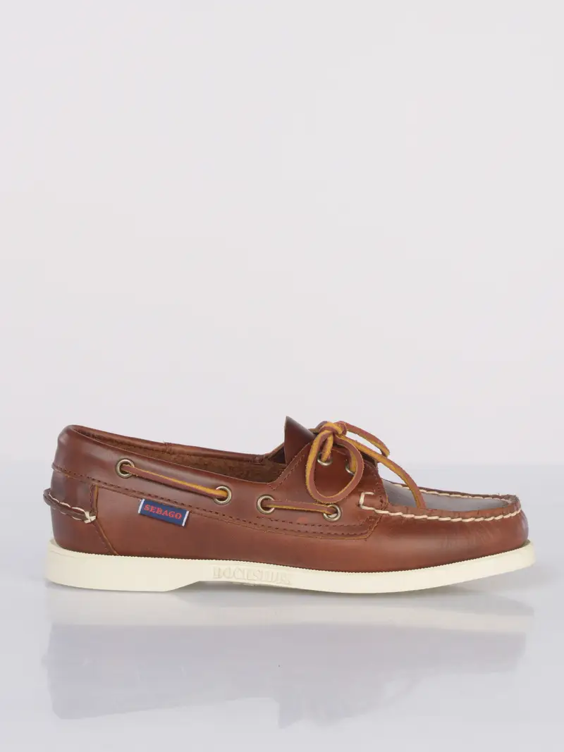 tronchetto da donna Sebago in vera pelle con laccio MARRON