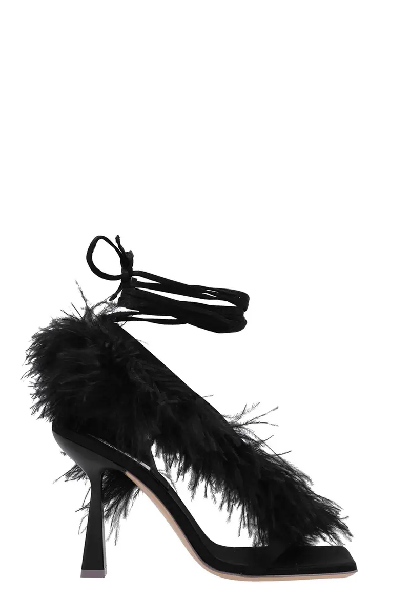 Sandalo Feather Wrap Nero
