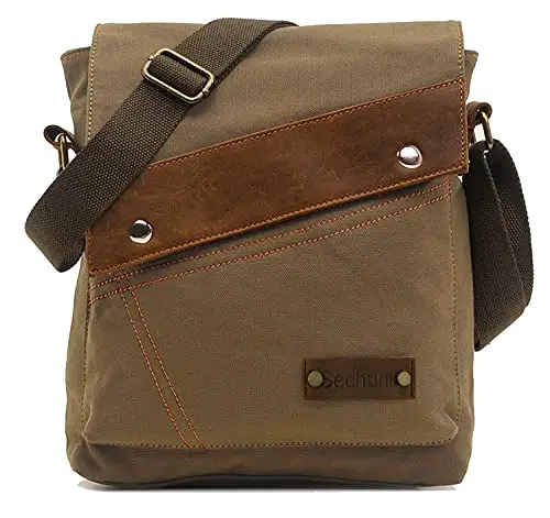 Sechunk Borsa a tracolla Uomo Verde 2592819