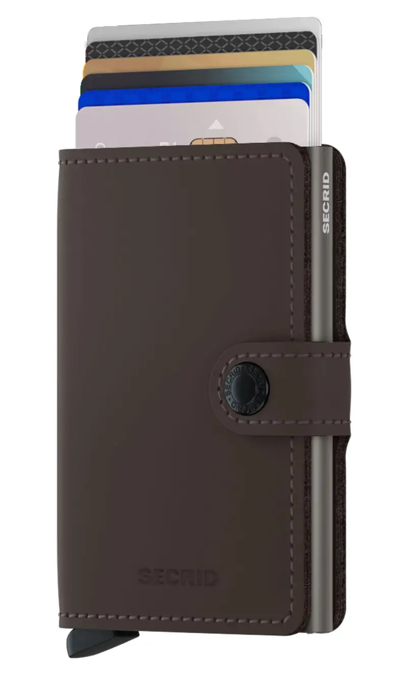 Mini portafoglio secrid matte, colore fango miniatura 2
