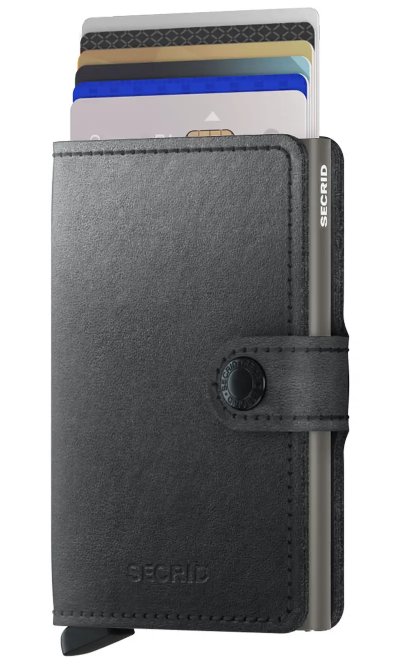 Mini portafoglio secrid mirum nero, colore nero miniatura 2