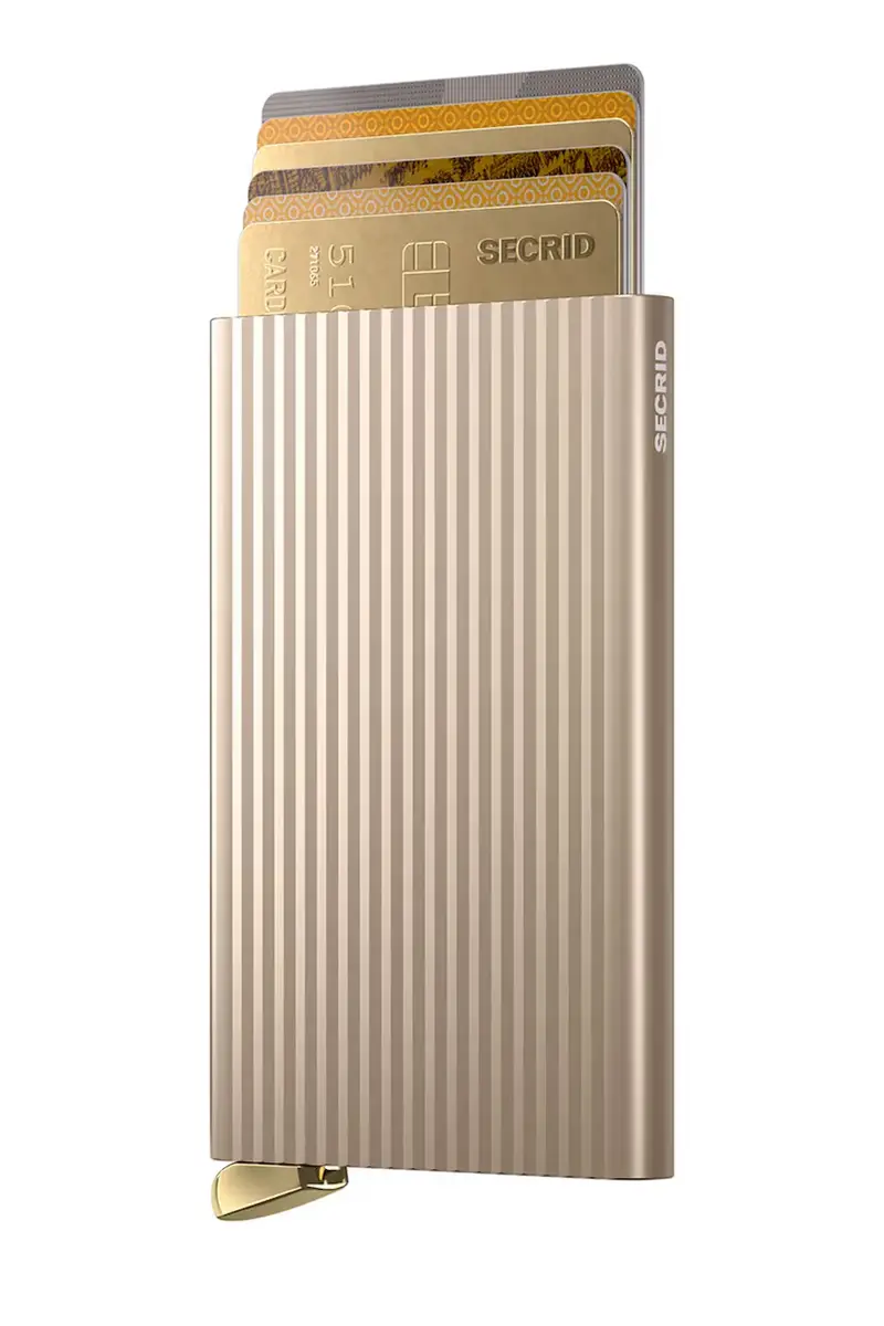 portacarte FLUTED colore beige miniatura 2