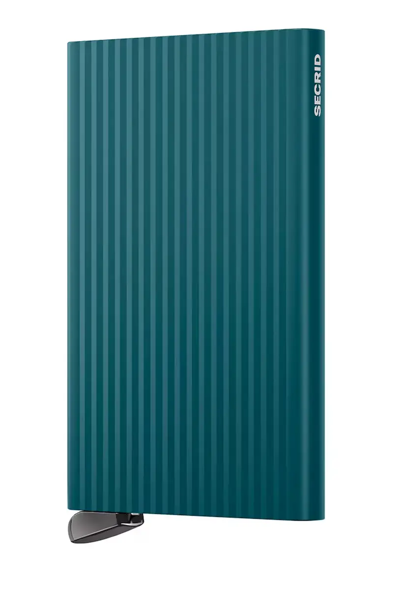 portacarte FLUTED colore blu