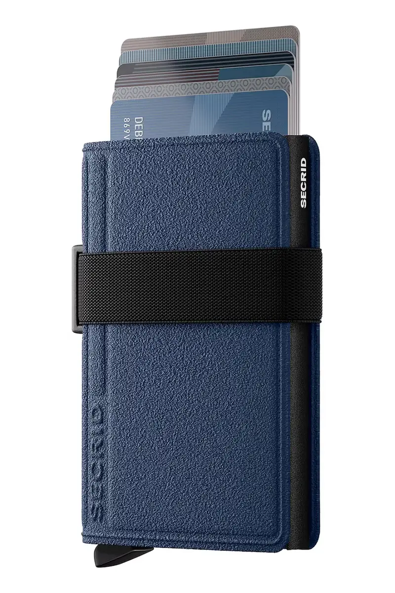 portafoglio Blu navy miniatura 2