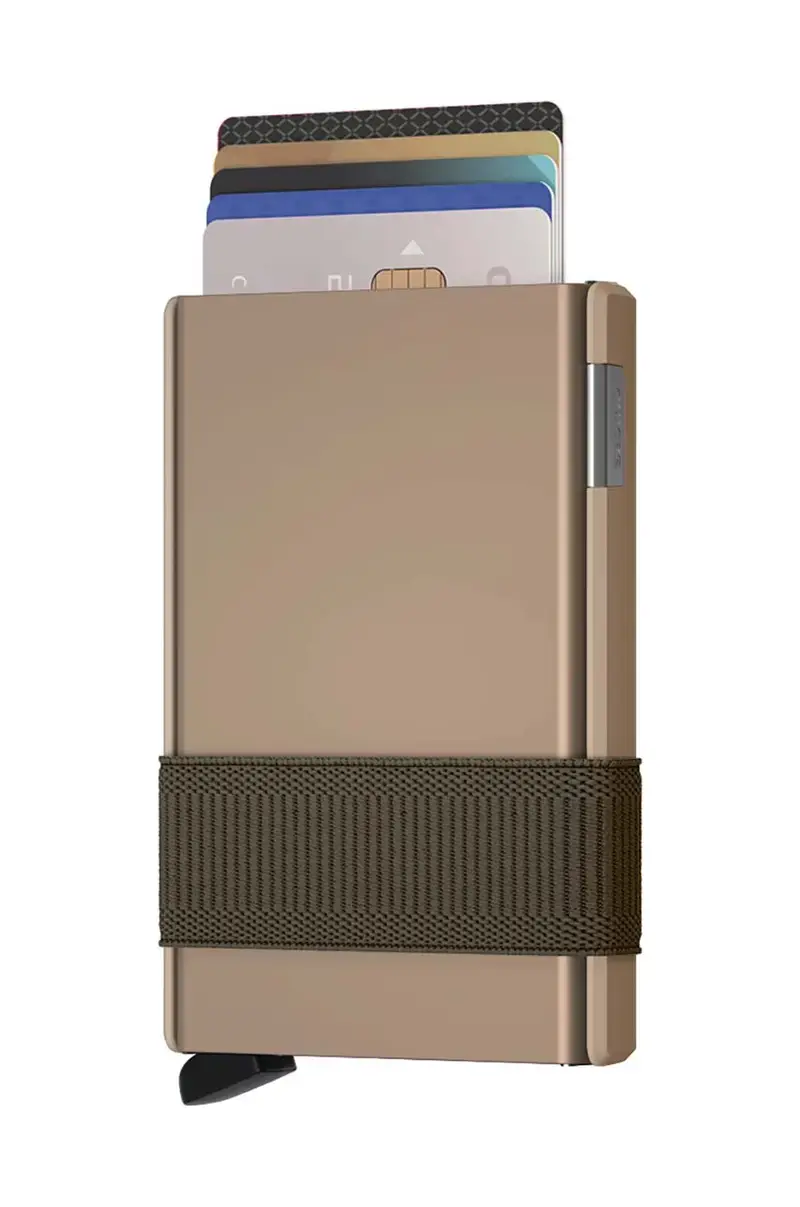 portafoglio Cardslide slide + MoneyBand Desert Beige miniatura 4