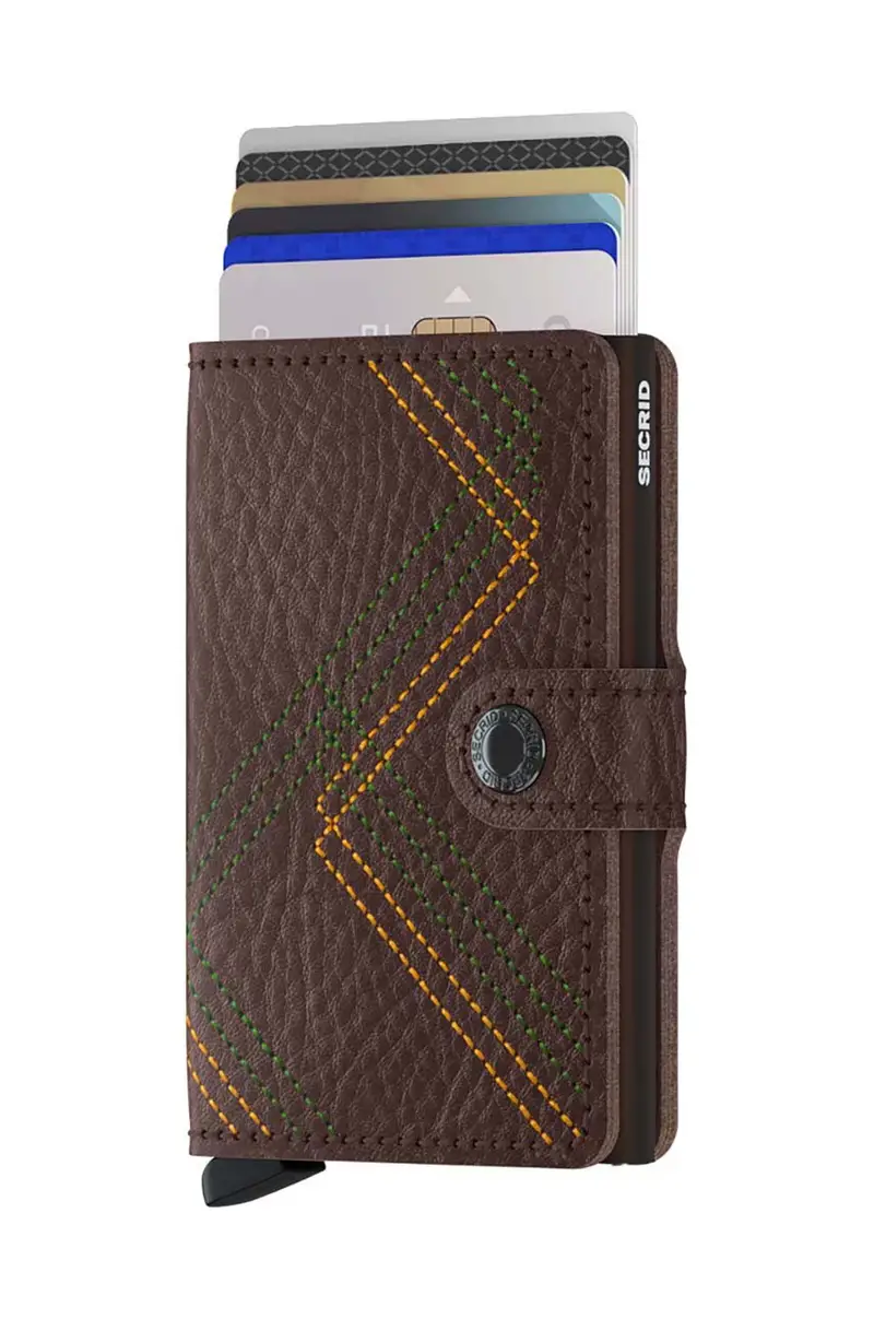 portafoglio colore marrone MSt-Linea Espresso miniatura 2