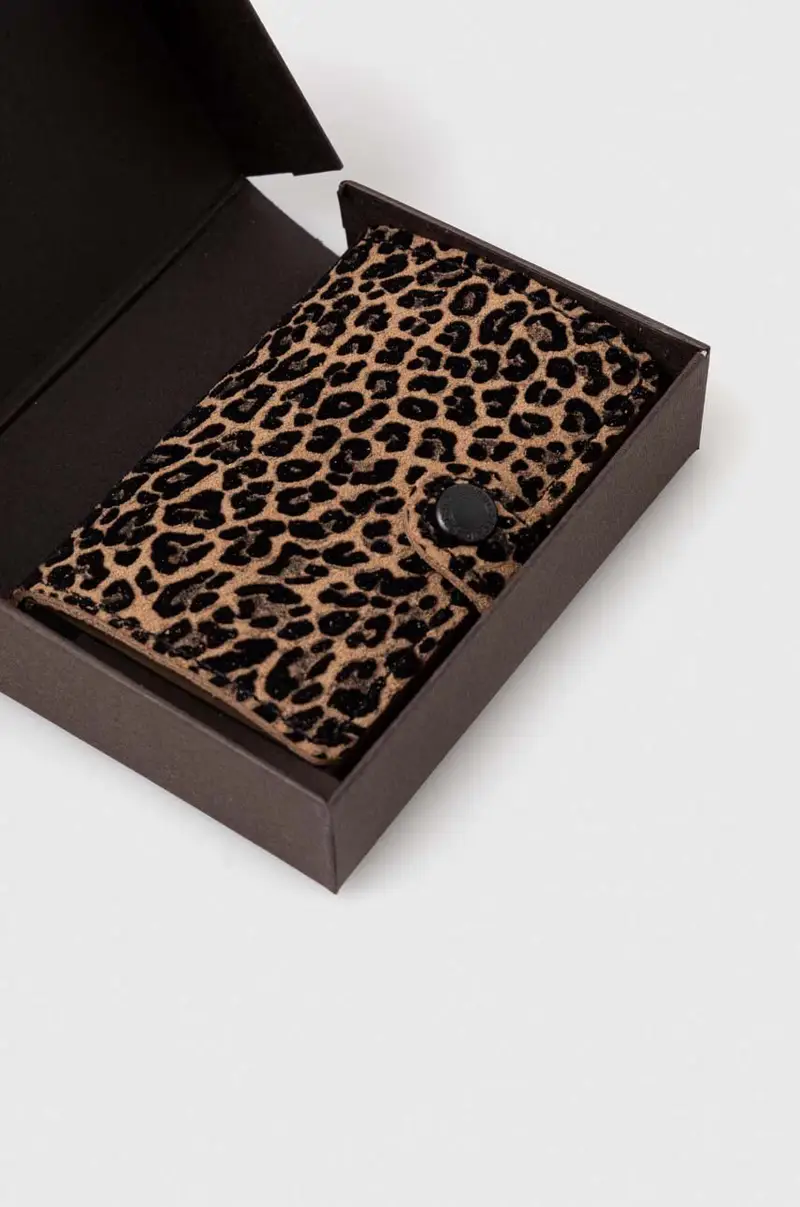 portafoglio donna Beige miniatura 4