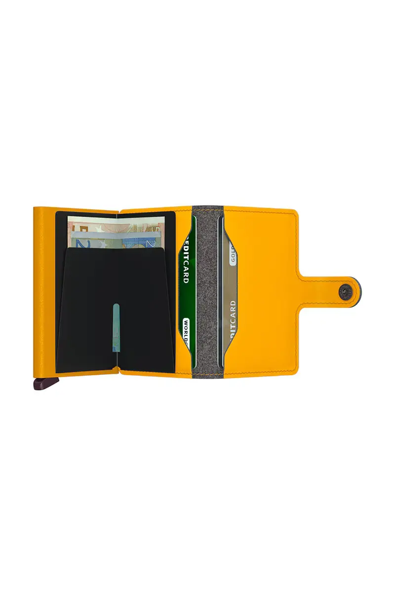 portafoglio donna Giallo miniatura 3
