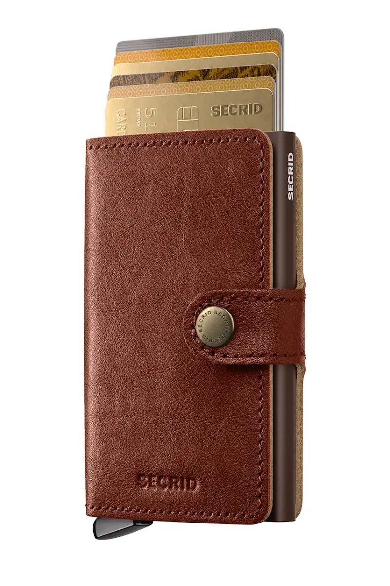 portafoglio in pelle BASCO colore marrone miniatura 2