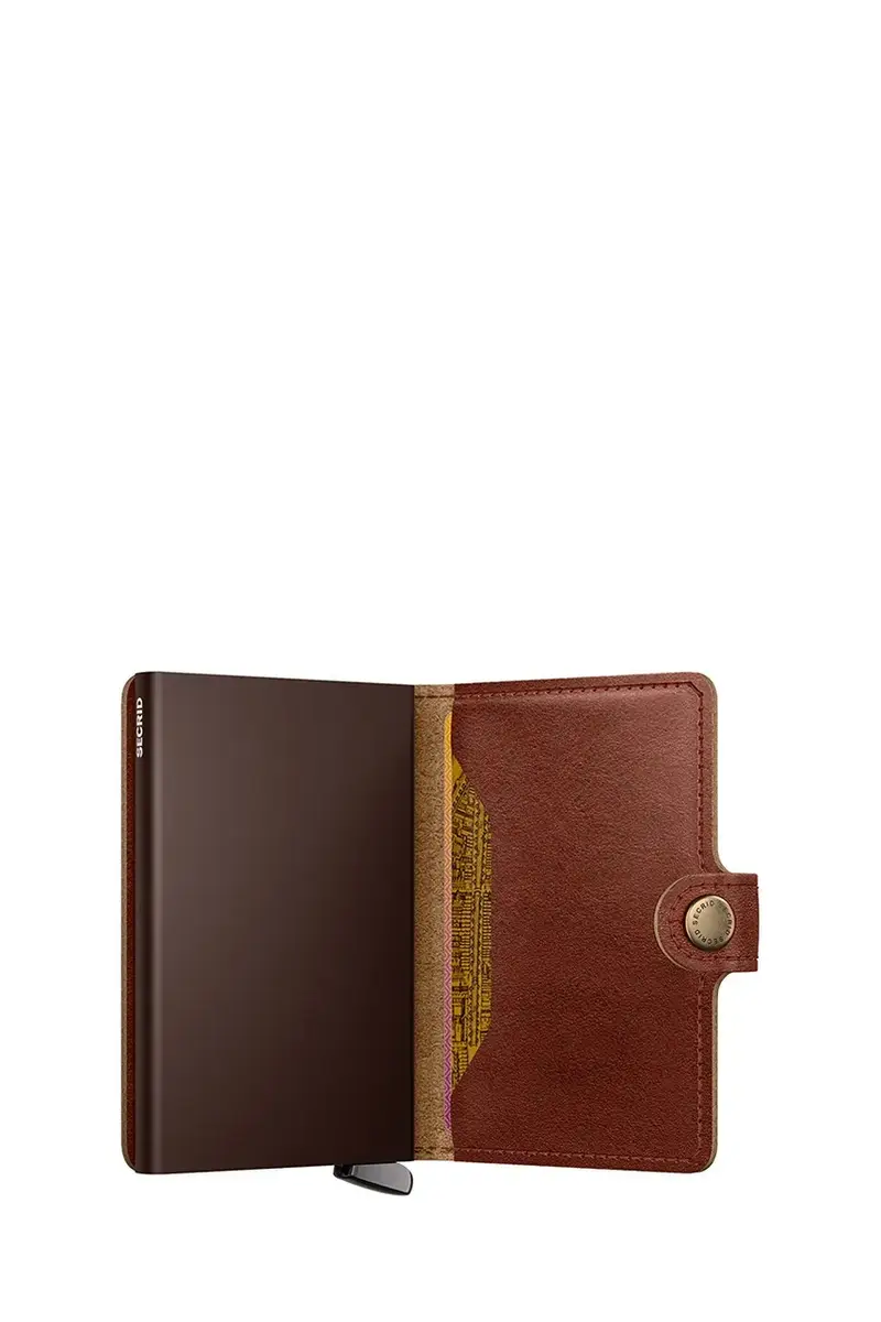 portafoglio in pelle BASCO colore marrone miniatura 4