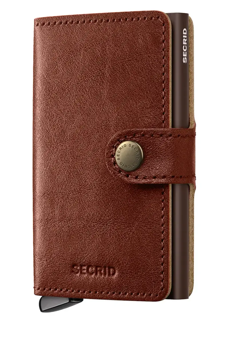 portafoglio in pelle BASCO colore marrone