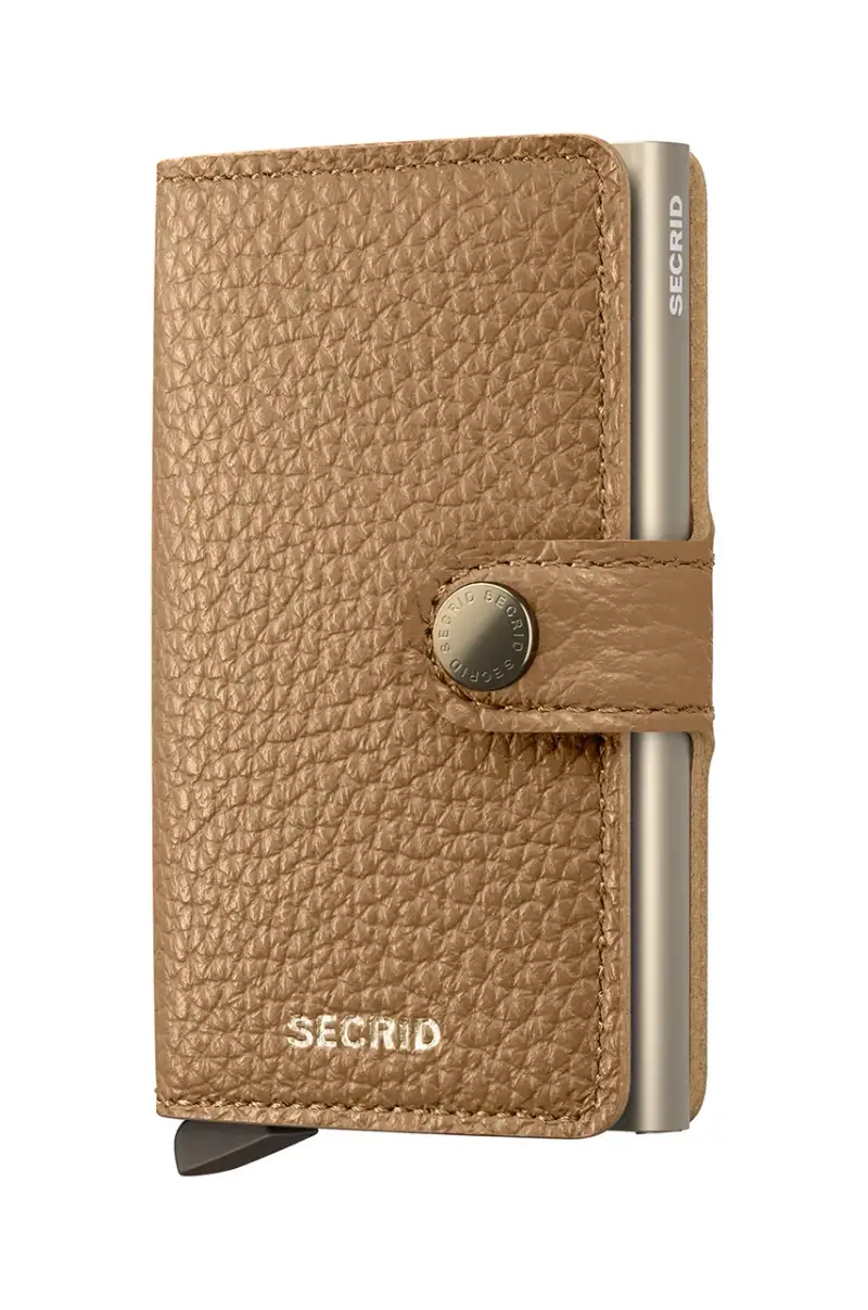 portafoglio in pelle Beige