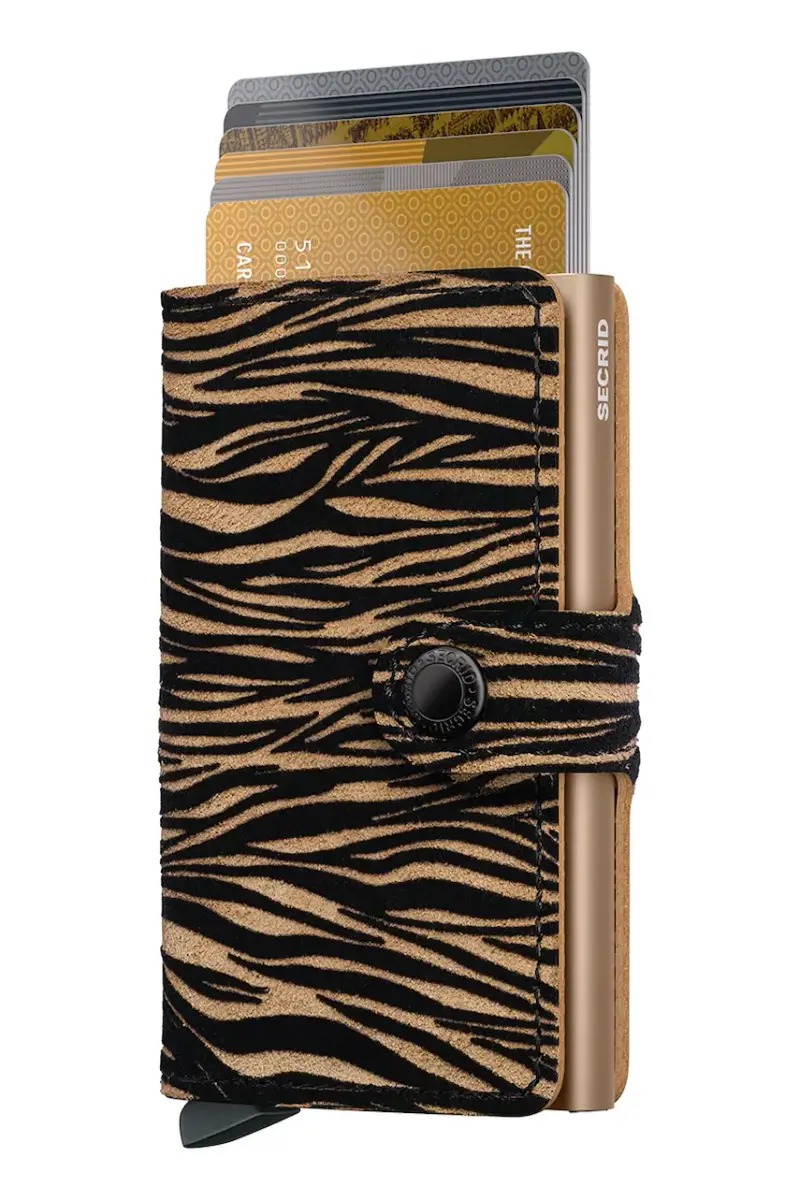 portafoglio in pelle colore beige MZe-Beige miniatura 2