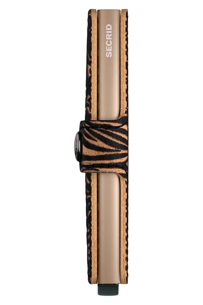 portafoglio in pelle colore beige MZe-Beige miniatura 5