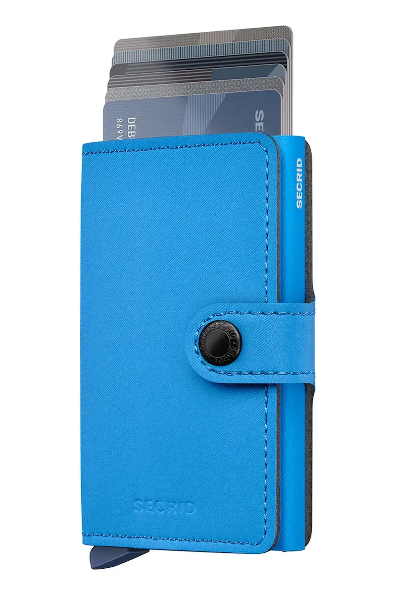 portafoglio in pelle colore blu MYp-Ultra Blue miniatura 2