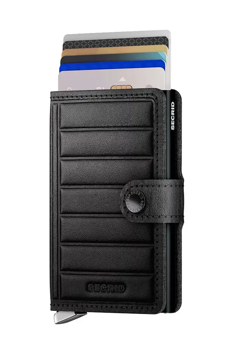 portafoglio in pelle colore nero MEl-Black miniatura 2