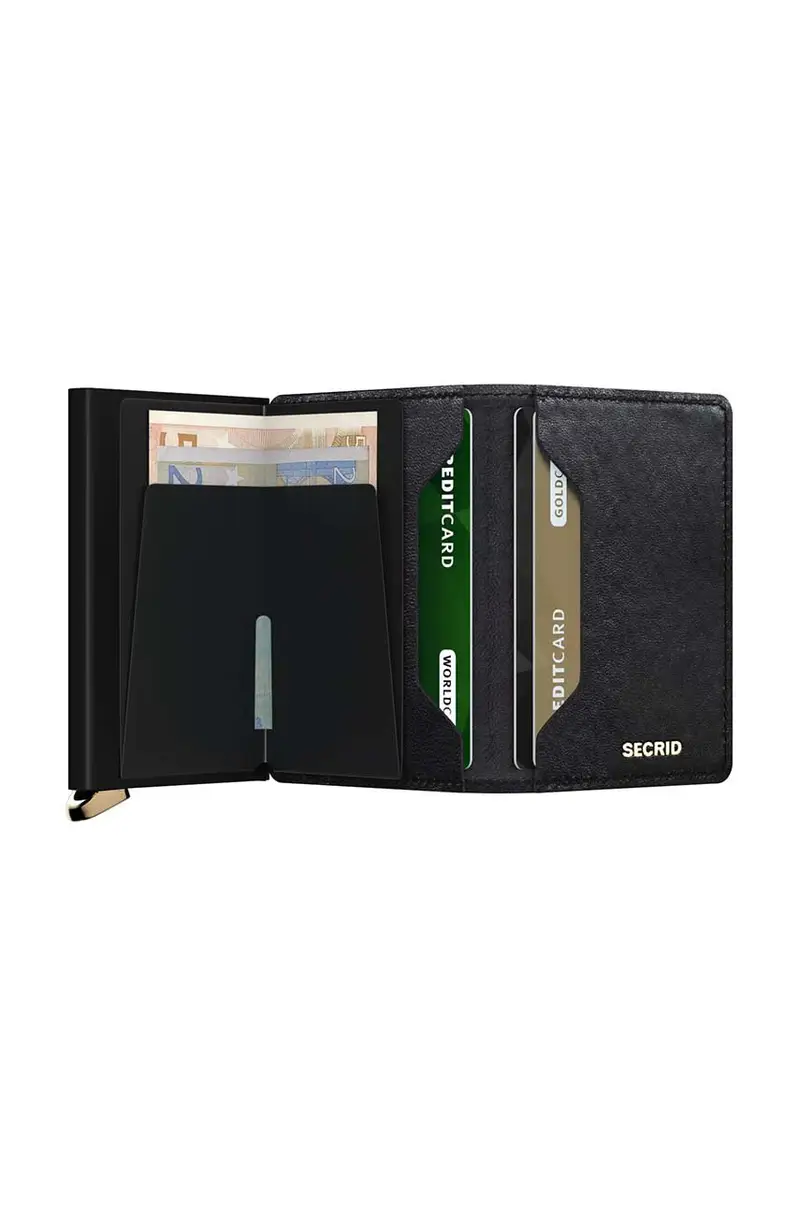 portafoglio in pelle colore nero SEd-Black miniatura 3