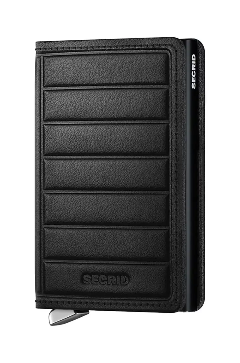 portafoglio in pelle colore nero SEl-Black