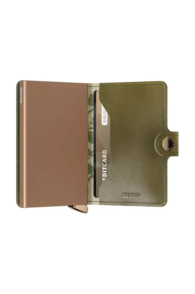 portafoglio in pelle colore verde MSt-Olive miniatura 4