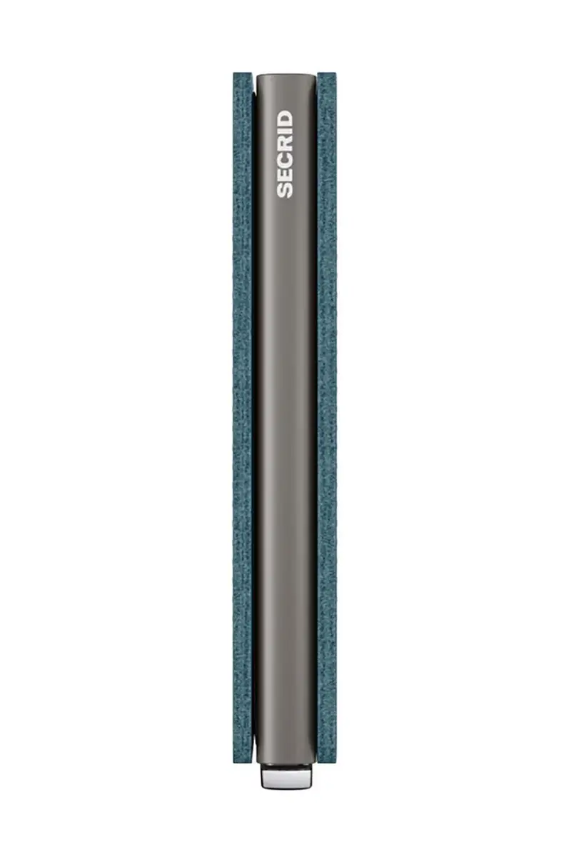 portafoglio in pelle colore verde SDu-Teal Turchese miniatura 5