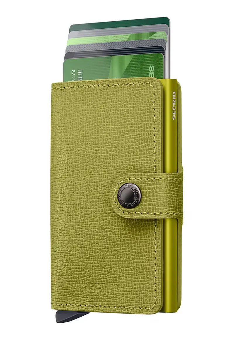 portafoglio in pelle CRISPLE Verde miniatura 2