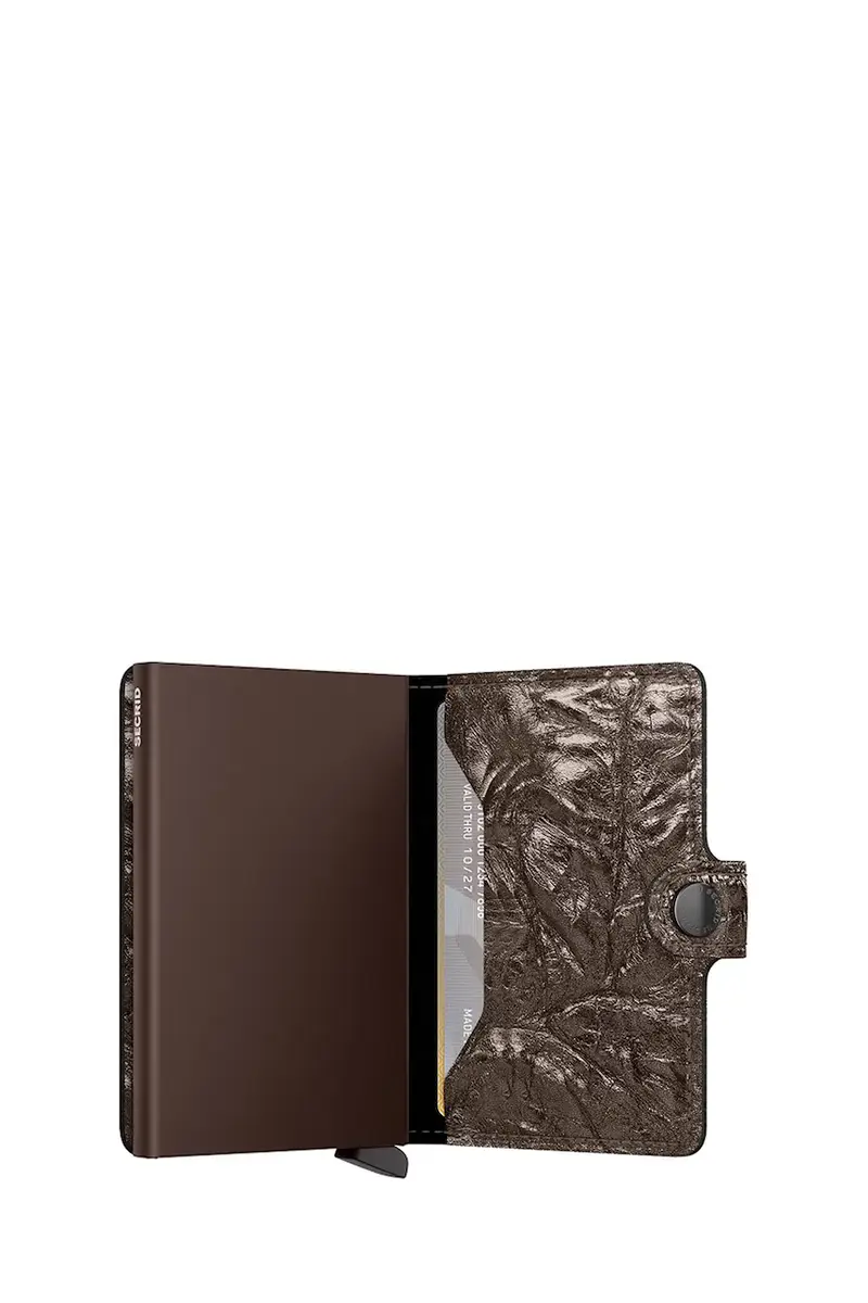 portafoglio in pelle CRUNCH Marrone miniatura 4