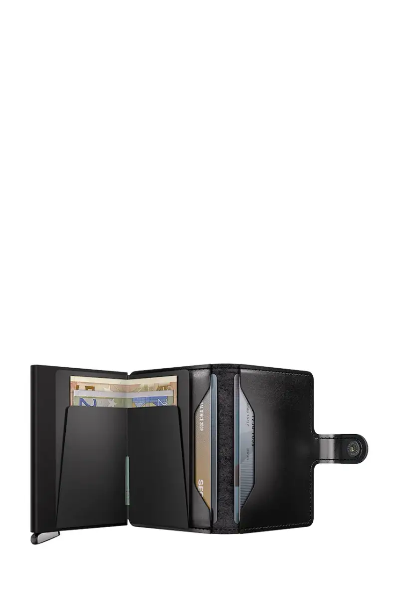 portafoglio in pelle DUSK colore nero miniatura 3