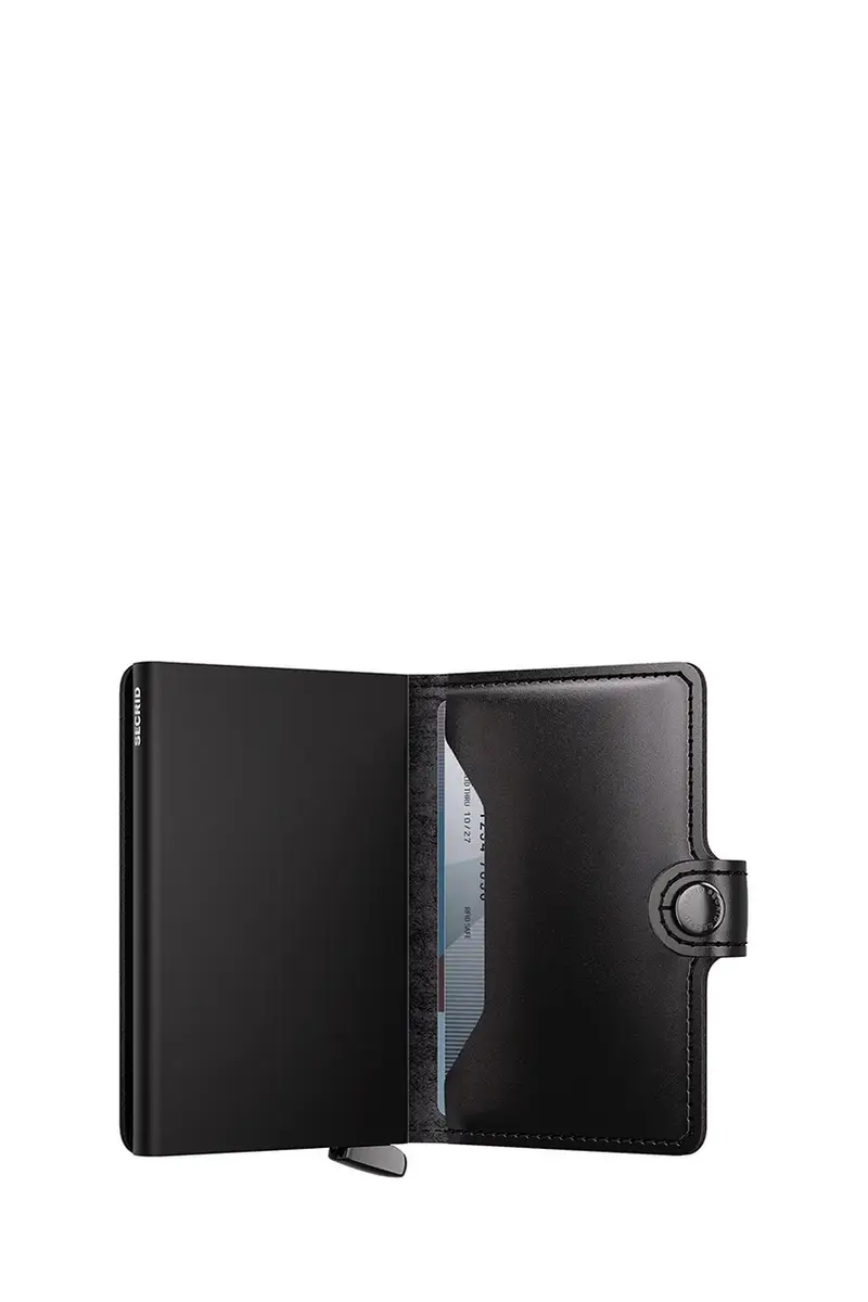 portafoglio in pelle DUSK colore nero miniatura 4