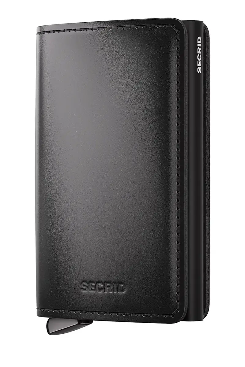 portafoglio in pelle DUSK Nero