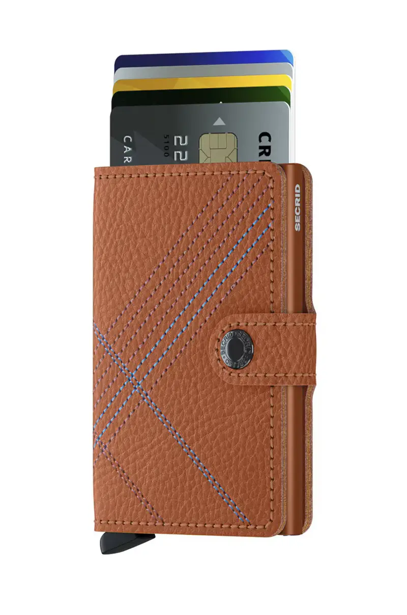 portafoglio in pelle Marrone