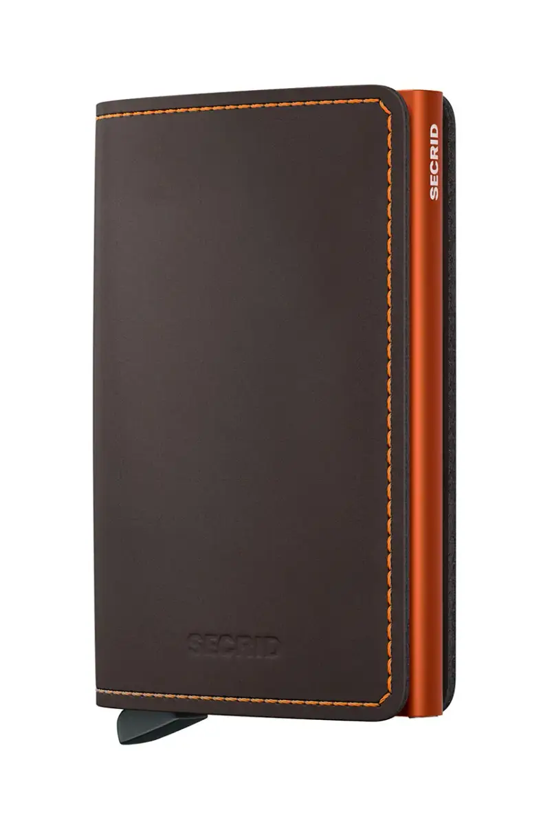 portafoglio in pelle Marrone