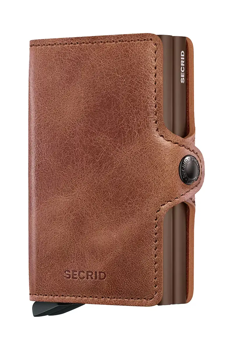 portafoglio in pelle Marrone