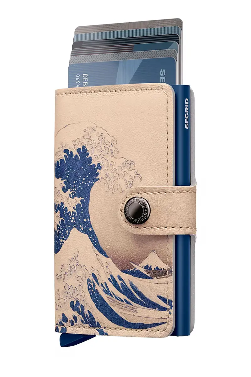 portafoglio in pelle Miniwallet Art Almond Blossom Bianco miniatura 2