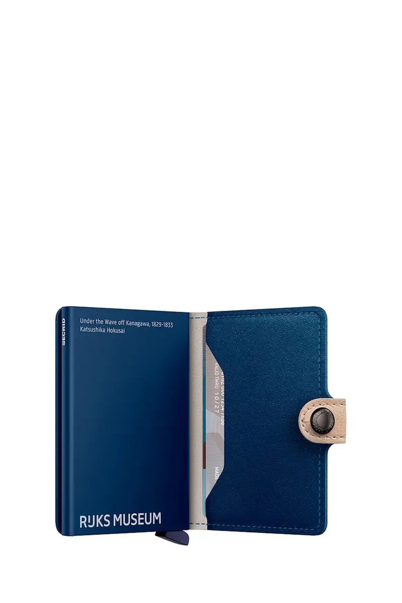 portafoglio in pelle Miniwallet Art Almond Blossom Bianco miniatura 4