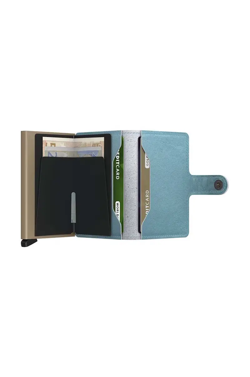 portafoglio in pelle Miniwallet Art Almond Blossom Multicolore miniatura 3