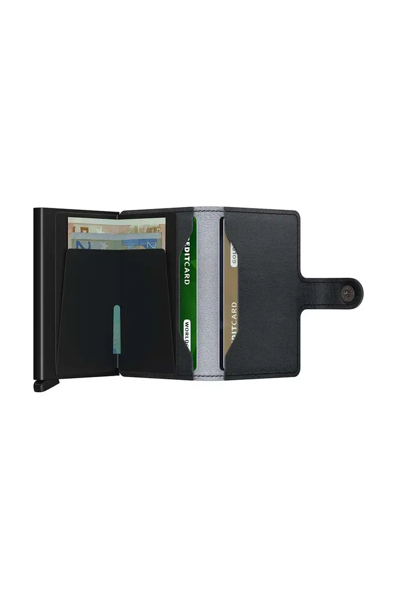 portafoglio in pelle Miniwallet Art Night Watch Multicolore miniatura 3