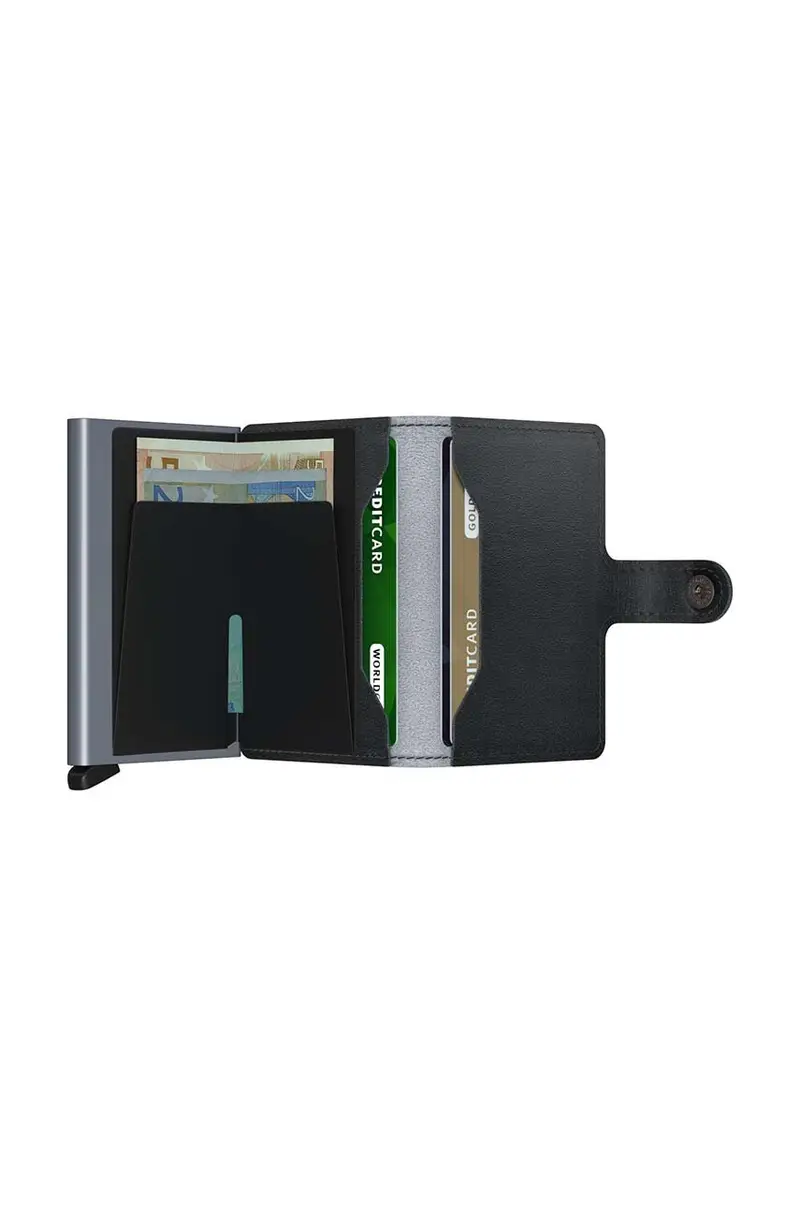 portafoglio in pelle Miniwallet Art Pearl Earring Multicolore miniatura 3