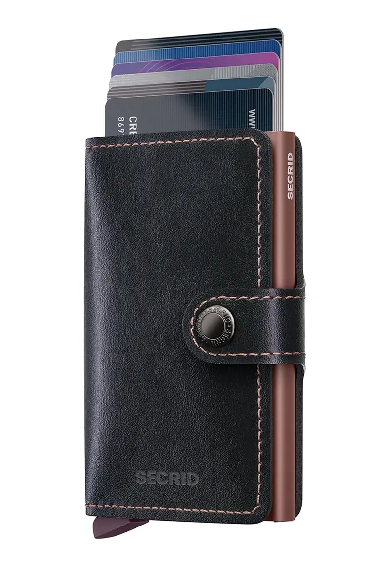 portafoglio in pelle MIRUM colore nero miniatura 2