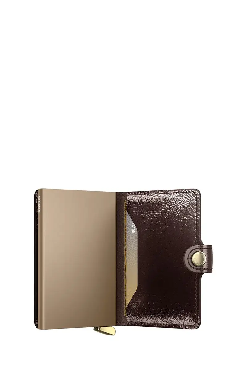 portafoglio in pelle NAPLAK colore granata miniatura 4